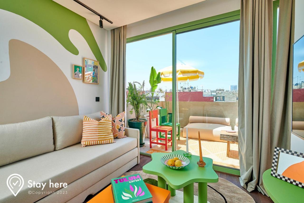 Stayhere Casablanca - Cil - Vibrant Residence ภายนอก รูปภาพ